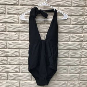 CupShe black one piece